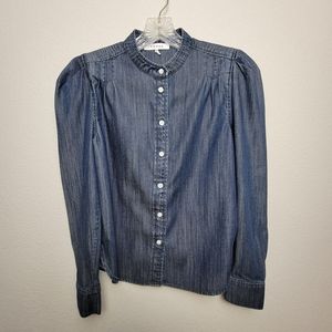 Frame - Extra Small - Denim - Charlie Top - Button Down